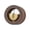 Rond Brun Foncé, variante sur Luzkey Cloche de Boutiquier pour Porte Ouvrante Cloches de Porte Carillon Ornement Cadeau Créatif en Bois Unique pour Réfrigérateur Autocollant Mur Déco Maison Rond