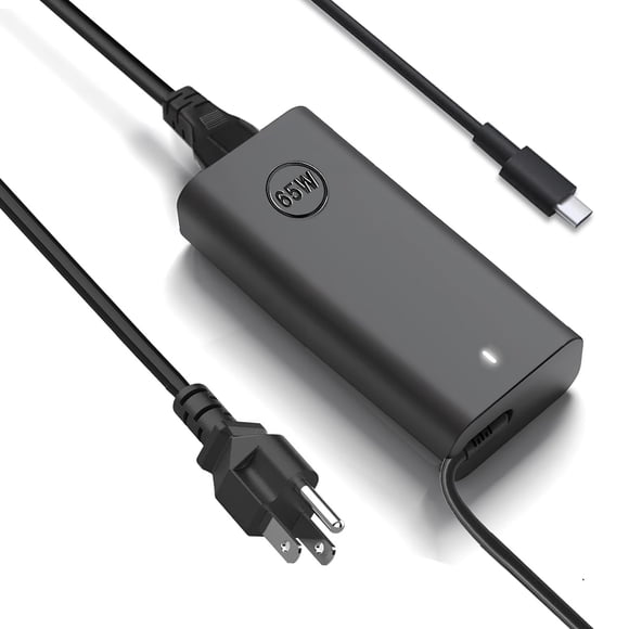 New 65W USB C Laptop Charger for Dell Laptop Charger Dell USB C Charger for Dell Latitude 5420 5430 5440 5520 5540 7430 7420 7440 9440 2in1 XPS 13 9360 Chromebook 3100 Type C AC Adapter Power Cord