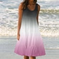 thumbnail image 2 of Yuyuzo Robes d'Été pour Femmes Robe Décontractée d'Été pour Femmes Sans Manches à Col Rond Tunique Ample Robe Débardeur Robe Bohème de Plage pour les Vacances, 2 of 7