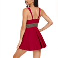 thumbnail image 4 of EGNMCR Bikini Set Women's Spring Fashion Plus Size Conservative Skirt Style Two-piece Swimsuit Suit, 4 of 6