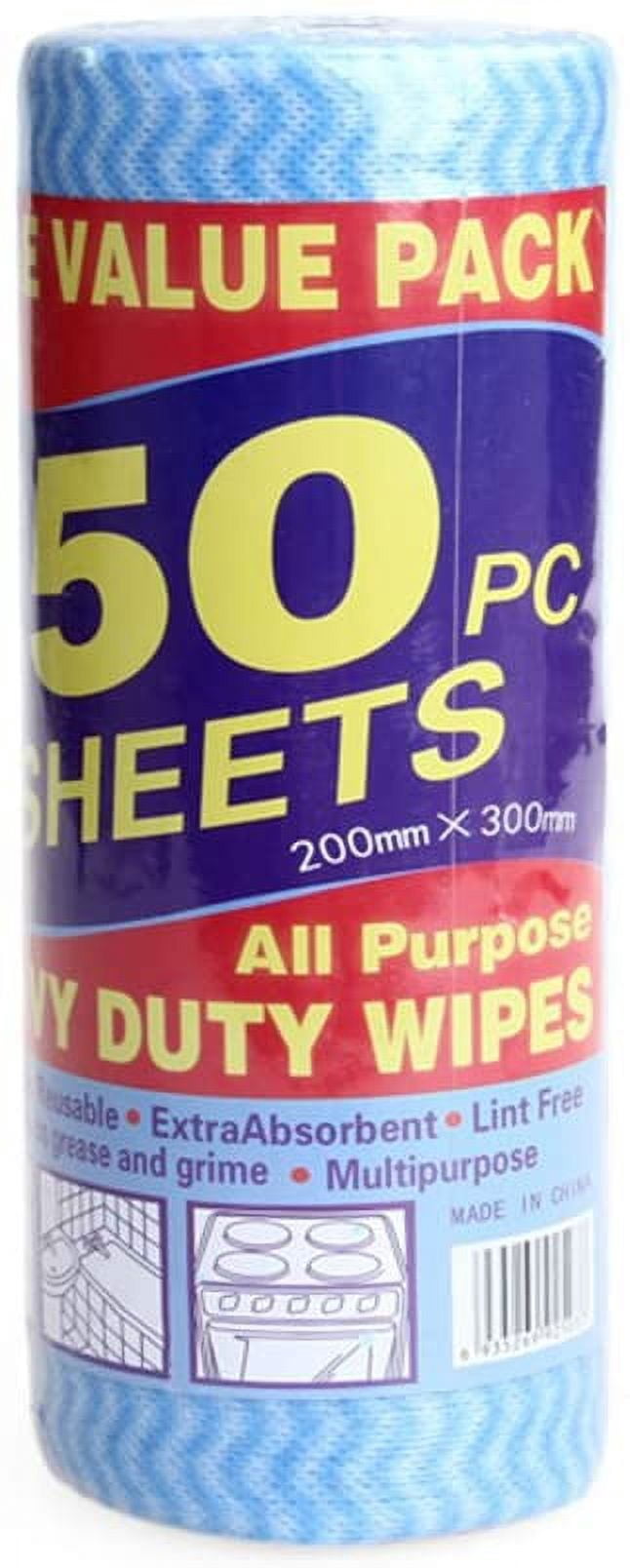 Roll of 50pcs Disposable Nonstick Wiping Rags House Cleaning Cloth Kitchen Dish Cloths， Color Ramdom
