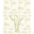 thumbnail image 1 of Soimoi Cotton Poplin Fabric Elephant & Wheel Panel Print Fabric by the Yard 42 Inch Wide, 1 of 1