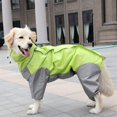 thumbnail image 3 of Imperméable pour Chien avec Capuchon Amovible, Manteau pour Chien d'Extérieur à Cordon de Serrage Ajustable, Veste Imperméable pour Chien, Veste de Pluie avec Capuchon et Trou pour Collier, 10 Tailles, 22, 3 of 7