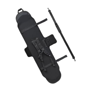 braveheart Housse de Planche à Neige avec Lien sur Étui Sbr en Néoprène Transport Ski Bagage Rangement Noir Longueur 160cm