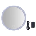 thumbnail image 2 of 20X Magnifying Makeup Mirror with Light, 3 Color LED Vanity Mirror for Travel, Business Trip, Bathroom, Bedroom, Makeup - Suction Cups, Foldable Stand, Rechargeable, 2 of 7