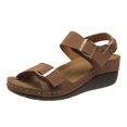 thumbnail image 3 of TrendOFT Womens Sandals Casual Stylish With Open Toe For Everyday Comfort And Versatility For Spring And Summer Sandale Plateforme Femme Brown 39, 3 of 8
