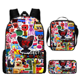 thumbnail image 2 of Poppy Playtime Bobby's Game Time Animation Backpack, Primary And Secondary School Students' Schoolbags Three-piece Set-HAPDEN, 2 of 5