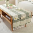 thumbnail image 1 of WCHUANG Nappe en Lin à Franges pour Table Basse, Nappe Rectangulaire pour Salon avec Poches, 1 of 5