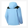 thumbnail image 3 of Dvkptbk Veste à Capuchon Manteaux pour Femmes Veste Manteau Chaud Imperméables Coupe-Vent Imperméable Veste à Capuchon Coupe-Vent Imperméable de Plein Air Imperméable à Capuchon Veste en Liquidation, 3 of 3