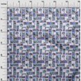 thumbnail image 3 of oneOone Tissu Popeline de Coton Violet Matériel de Robe Tissu Imprimé Tissu au Mètre 42 Pouces de Large, 3 of 5