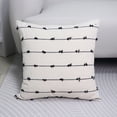 thumbnail image 1 of Ovzne Polyester Pillowcase With Splicing Piece 1 Soft Striped Pillowcase Wide Side Decorative Spring Pillow Suitable For Sofa Cushions And Living Rooms On Clearance, 1 of 6