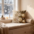 thumbnail image 1 of Fridja Clearance under 5$ Christmas Pillowcase About 18x18in Pillowcase - Christmas Decoration Patterns Home Pillowcase Flat Printing Imitating Three-dimensional Patterns, 1 of 6