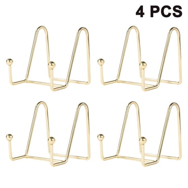 4 Pack Display Stands Holders Decorative Plate Stand Holder Photo Picture Frame Stand Holder