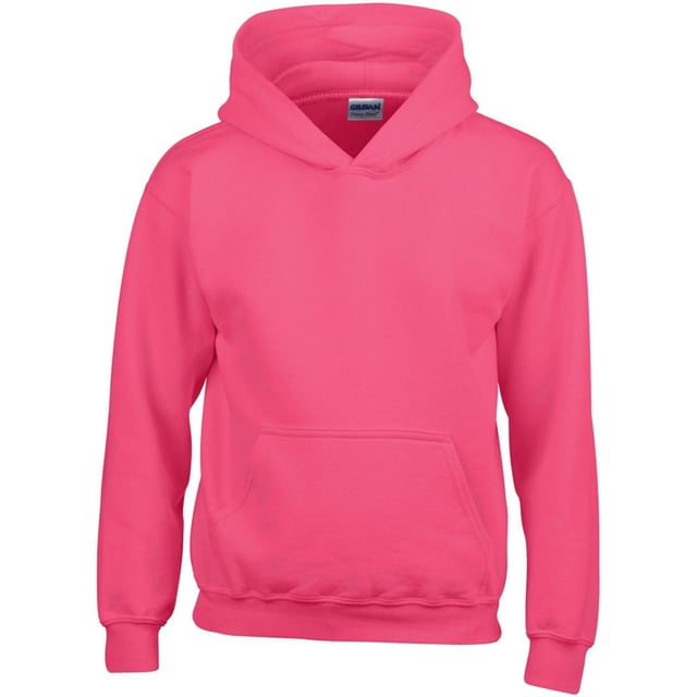 Gildan Heavy Blend Childrens Hooded Sweatshirt Top / Hoodie