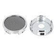 thumbnail image 3 of Unique Bargains 4 Pcs 57mm 4 Lugs Silver Tone Auto Car Wheel Center Caps Hub Carbon Fiber Pattern Caps, 3 of 4