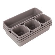 Labymos Creative Desk Organizer Desktop Storage Box Multi-Functional Drawer Organizer for Office Desk Kitchen Bathroom