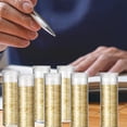 thumbnail image 4 of SHISUYAN 10pcs Coin Tubes Quarter Rolls Wrappers Plastic Coin Holders Coin Storage Tube, 4 of 8