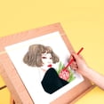 thumbnail image 4 of yuksok Tabletop Easel Kids Beginner Adults 45x35x30cm, 4 of 6