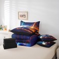 thumbnail image 5 of Sports Car Bed in a Bag Full Size Comforter Set 7 Pieces,Racing Car Bedding Sets Extreme Sport Sheet Set with Comforter, 5 of 5