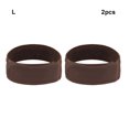 thumbnail image 3 of relayinert 2pcs/set No Buckle Elastic Belts For Easy And Quick Adjustment And Practical Belt Unisex brown L, 3 of 6