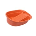 thumbnail image 2 of jifeng Hand Wash Basin Laundry Wash Tub with Washboard Non Slip Washing Clothes Laundry orange, 2 of 9