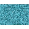 thumbnail image 1 of Ahgly Company Tapis d'Intérieur Lavables en Machine Rectangle Transitionnel Vert Cyan Foncé, 2' x 5', 1 of 7