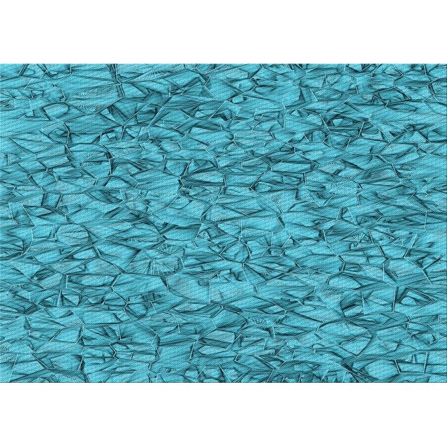 Ahgly Company Tapis d'Intérieur Lavables en Machine Rectangle Transitionnel Vert Cyan Foncé, 2' x 5'