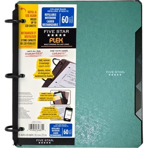 Five Star® Large Flex Notebinder, Seaglass