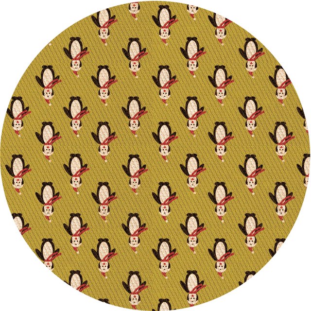 Ahgly Company Tapis d'Intérieur Lavable en Machine Carré Jaune Safran, 3 Pieds Carré