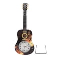 thumbnail image 2 of Modern Wall Clock, Decorative Simulation Ukulele Style Large Numbers Quartz Wall Clocks for Bedroom Student Dormitory Office, 2 of 7