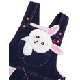 thumbnail image 3 of KIDSCOOL SPACE Baby 3D Bunny Cartoon Soft Cotton Knitted Jeans Overalls 18M, 3 of 6