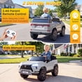 thumbnail image 4 of Costway Ride on Car for Kids, 24V 4WD Licensed LEXUS GX550 Electric Vehicle with Remote Gray, 4 of 10