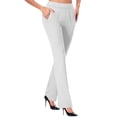 thumbnail image 2 of Simua Women Bell Bottom High Waisted Slim Fit Yoga Pants, 2 of 6