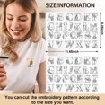 thumbnail image 1 of Cagogo 4Pcs Embroidery Stabilizer, 50 Pack Washable Water Soluble Tear-off Stabilizer, Machine Embroidery Stabilizer Paper, Hand Sewing Stabilizer for Embroidery Projects, DIY Crafts, Bohemian, 1 of 8