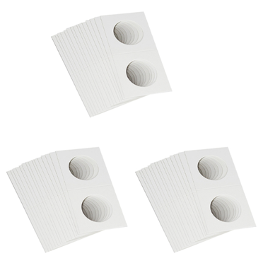 300 Pcs Porte-Monnaie Carrés en Carton Fournitures pour Pièces Collection d'Album de Pièces Tampon de Phare Étui de Porte-Monnaie Rangement