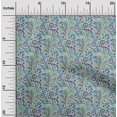 thumbnail image 2 of oneOone Polyester Spandex Dusty Gray Fabric Floral Sewing Material Print Fabric By The Yard 56 Inch Wide, 2 of 4
