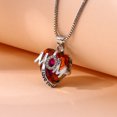 thumbnail image 5 of Nvzi Mother's Day Gift Ideas - Mothers Day Necklace for Mom Mothers Day Gifts for Mom from Son Gifts for Her Mom Gifts for Mothers Day Grandma Mothers Day Gift(Red), 5 of 5