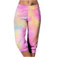 thumbnail image 1 of Yuyuzo Womens Capri Pants High Waisted Drawstring Sweatpants Running Gym Cropped Trousers with Pockets, 1 of 6