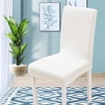 thumbnail image 3 of XYAIYT Elastic Stretch Dining Room Chair Covers,Polyester Fleece Slip-Resistant Kitchen Chair Protectors,Soft for Home,Hotel,Party Use, 3 of 5