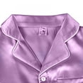thumbnail image 4 of Pyjama en Soie pour Tout-Petit Garçon Fille, Pyjamas en Satin, Ensemble 2 Pcs, Tenue de Nuit de Noël pour Enfant, Nuisette, 4 of 6