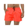 thumbnail image 1 of INSPIRE CHIC Men's Quick Dry Swim Trunks Lightweight Polyester Board Shorts with Mesh Lining 34 Orange, 1 of 7