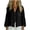 Black, variant on Ltctricy Women's Cotton Linen Tops Lantern Long Sleeve V Neck Pleated Button down Shirts Loose Fit Casual Blouses with Pocket