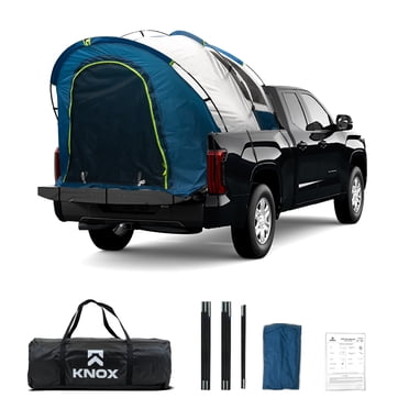 Tente de Caisse de Camion NEH, Tentes de Camion Imperméables pour le Camping, Caisse Courte Pleine Grandeur, 5,5 Pi - 5,8 Pi, Tentes de Camionnette pour 2-3 Personnes, Double Couche avec Double-Toit et Sac de Rangement, Tente Portative pour Hayon de Camion