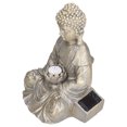 thumbnail image 2 of Home Buddha Garden Light, Meditative Solar Powered Flickering Buddha Statue Vivid  For Garden For Home, 2 of 8
