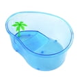 thumbnail image 4 of EIMELI Sky-blue Plastic Turtle Tank for Pet Use Creative Design with Deep Capacity 6.7 x 4.7 Inches, 4 of 8