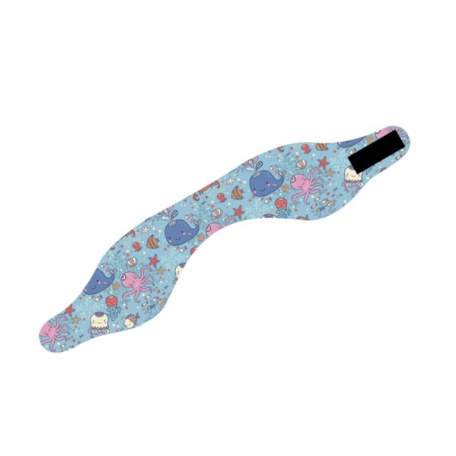 Children Swimmers Headband Ear Bands Protection Cute Pattern Professional Head Size Range 20.85inch-23.2inch Adjustable B