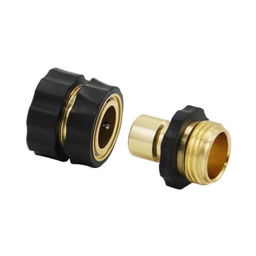 Aursykel Garden Hose Fitting Quick Connector Universal Aluminum Easy Connect No Leak Male and Female Kit for Sprayers Watering Devices Pressure Washers and Garden Accessories