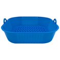 thumbnail image 1 of Matoen12 Doublures en Silicone pour Friteuse à Air Chaud Plateau de Cuisson Réutilisable Tapis de Plateau de Friteuse en Forme de Fleur Bleu, 1 of 6