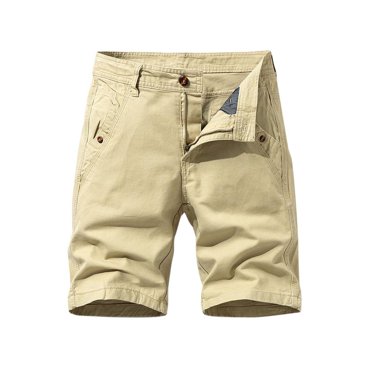 Pisexur Shorts Men's Shorts Men Button New Style Cotton Multi-Pocket Overalls Shorts Fashion Pant Mens Athletic Shorts