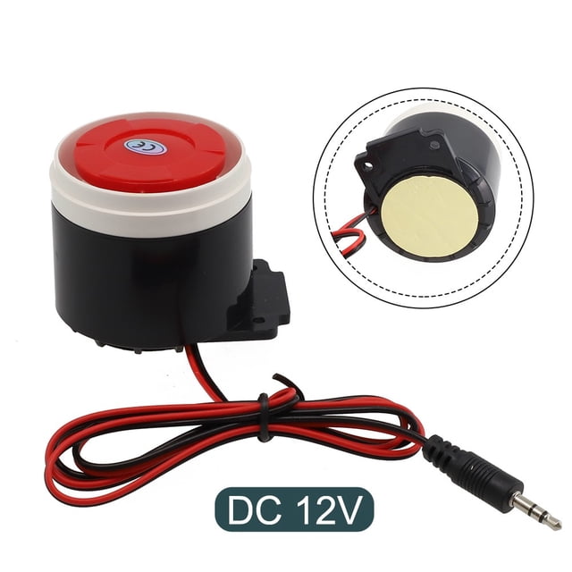 Lefu 1pcs 120dB Loud Siren Horn Home Security Sound Alarm System DC12V 24V